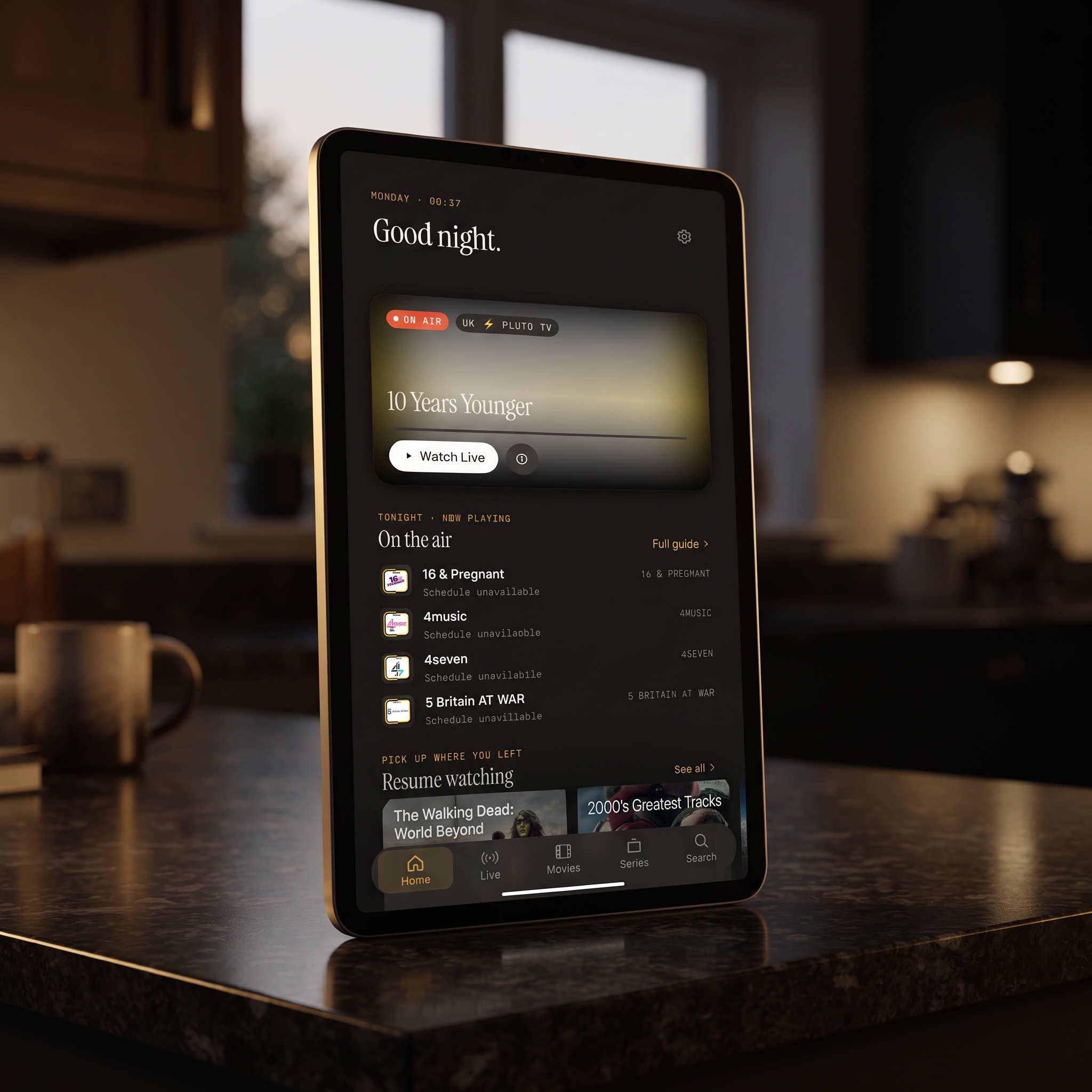 Using universal search alongside the TV guide and Favorites in Maximus IPTV Player