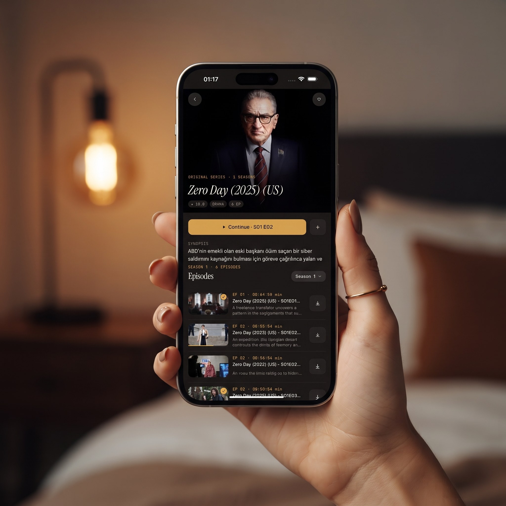 Offline downloads in Maximus IPTV Player for watching episodes without a connection