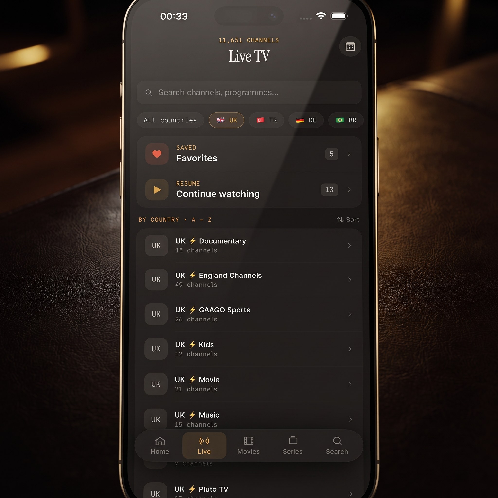 The Maximus home screen on an Android phone after setup